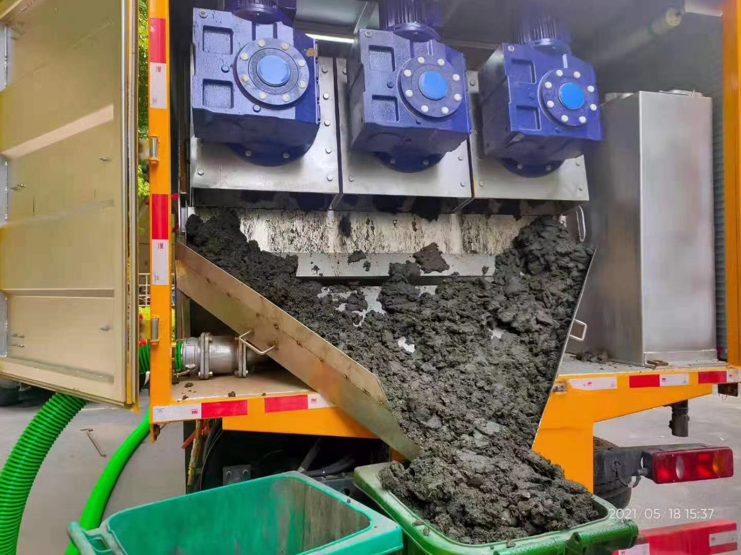 黄龙化粪池清掏城市维护站-泥浆净化干湿分离处理